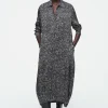 COS ABSTRACT CHECKED SHIRT DRESS-Women Dresses & Jumpsuits