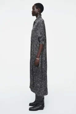 COS ABSTRACT CHECKED SHIRT DRESS-Women Dresses & Jumpsuits