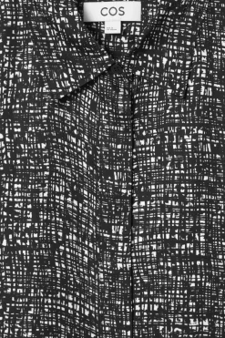 COS ABSTRACT CHECKED SHIRT DRESS-Women Dresses & Jumpsuits