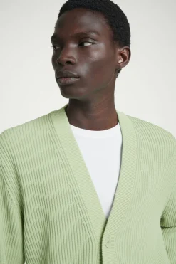 COS ACID-WASH COTTON CARDIGAN- Sweaters & Cardigans