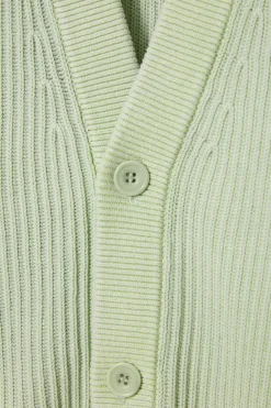 COS ACID-WASH COTTON CARDIGAN- Sweaters & Cardigans