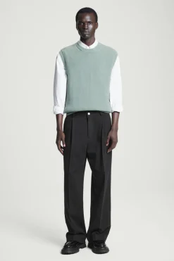 COS ACID-WASH KNITTED TANK TOP- Sweaters & Cardigans