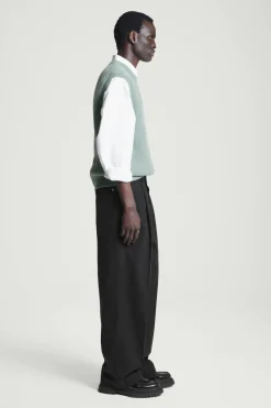 COS ACID-WASH KNITTED TANK TOP- Sweaters & Cardigans
