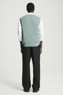 COS ACID-WASH KNITTED TANK TOP- Sweaters & Cardigans