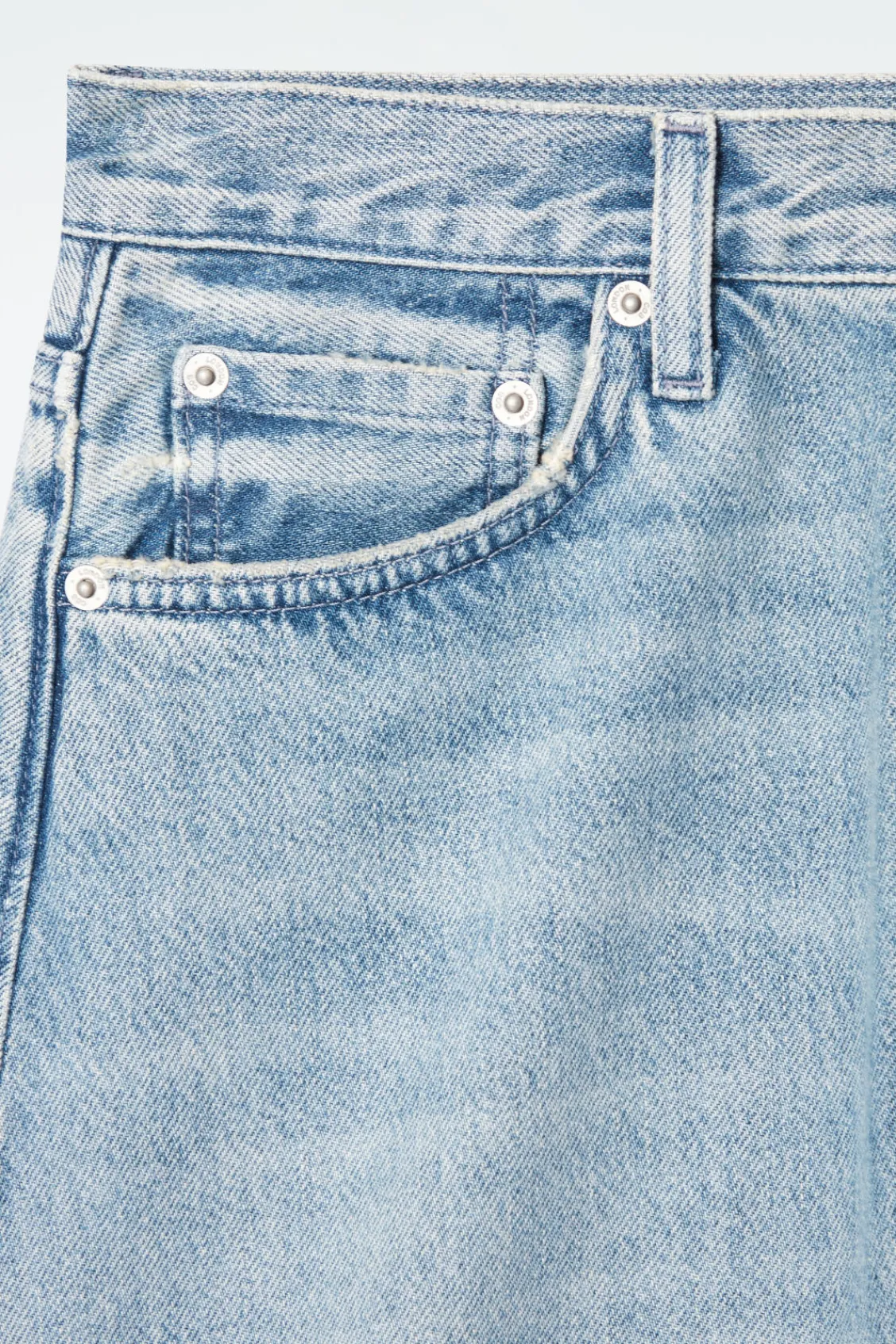 COS A-LINE DENIM MIDI SKIRT-Women Skirts