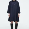 COS A-LINE DENIM MINI SHIRT DRESS-Women Dresses & Jumpsuits
