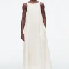 COS A-LINE LINEN MAXI DRESS-Women Dresses & Jumpsuits