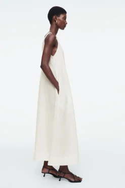 COS A-LINE LINEN MAXI DRESS-Women Dresses & Jumpsuits