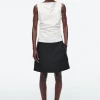 COS A-LINE LINEN MINI SKIRT-Women Skirts