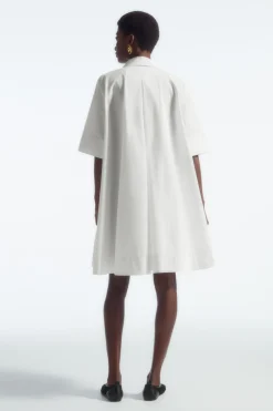 COS A-LINE MINI SHIRT DRESS-Women Dresses & Jumpsuits