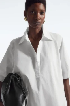 COS A-LINE MINI SHIRT DRESS-Women Dresses & Jumpsuits