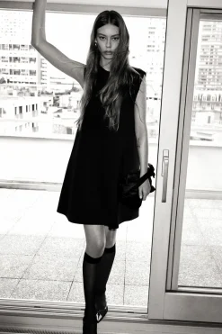 COS A-LINE SCUBA MINI DRESS-Women Dresses & Jumpsuits