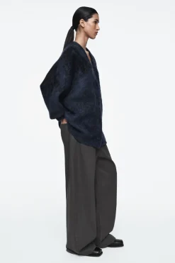 COS ALPACA-BLEND JACQUARD CARDIGAN-Women Sweaters & Cardigans