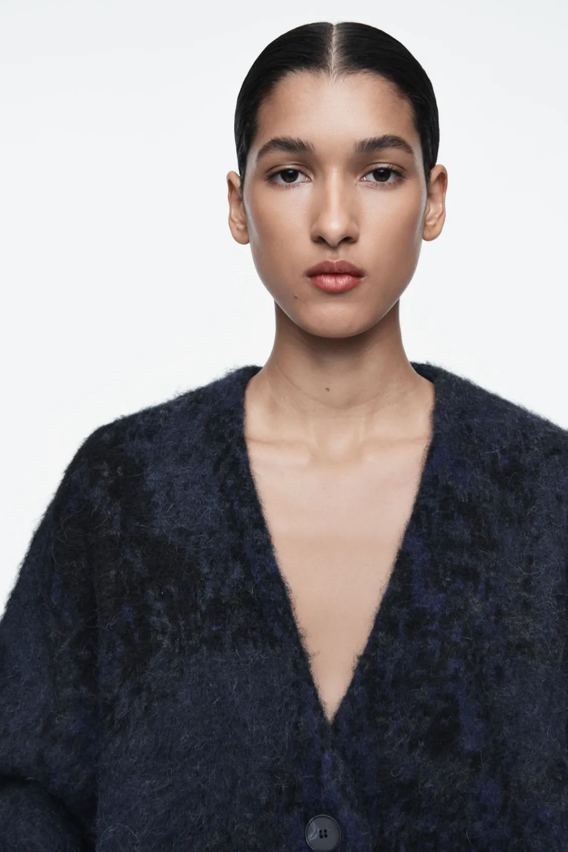COS ALPACA-BLEND JACQUARD CARDIGAN-Women Sweaters & Cardigans