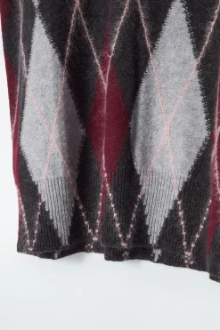 COS ARGYLE WOOL TANK-Women Tops | Sweaters & Cardigans