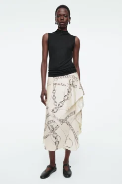 COS ASYMMETRIC DRAPED SKIRT-Women Skirts