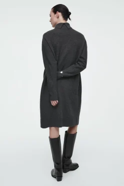COS ASYMMETRIC MERINO WOOL DRESS-Women Dresses & Jumpsuits | Sweaters & Cardigans
