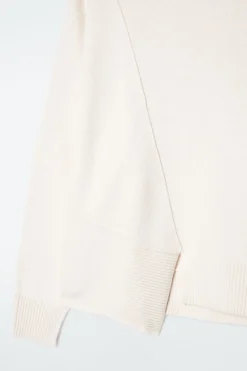 COS ASYMMETRIC MERINO WOOL SWEATER-Women Sweaters & Cardigans