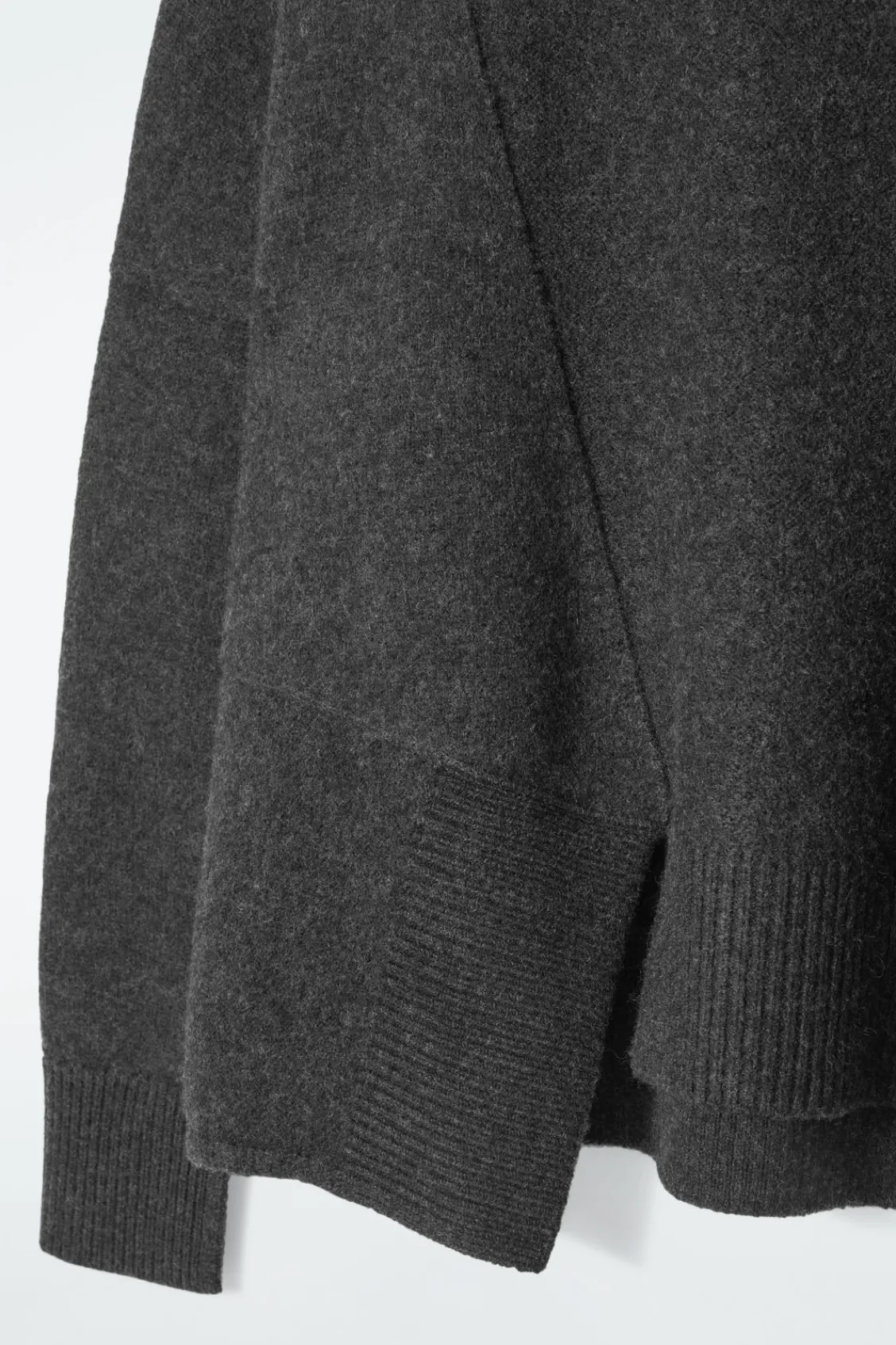 COS ASYMMETRIC MERINO WOOL SWEATER-Women Sweaters & Cardigans