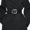 COS ASYMMETRIC-BUCKLE LEATHER BELT-Women Belts