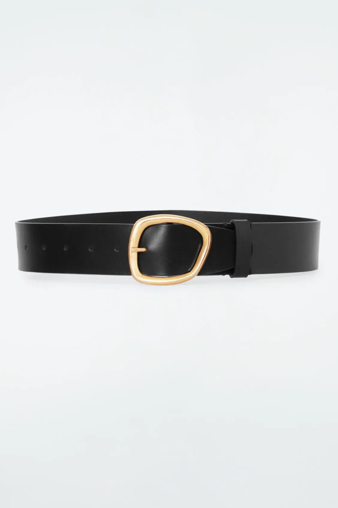 COS ASYMMETRIC-BUCKLE LEATHER BELT-Women Belts