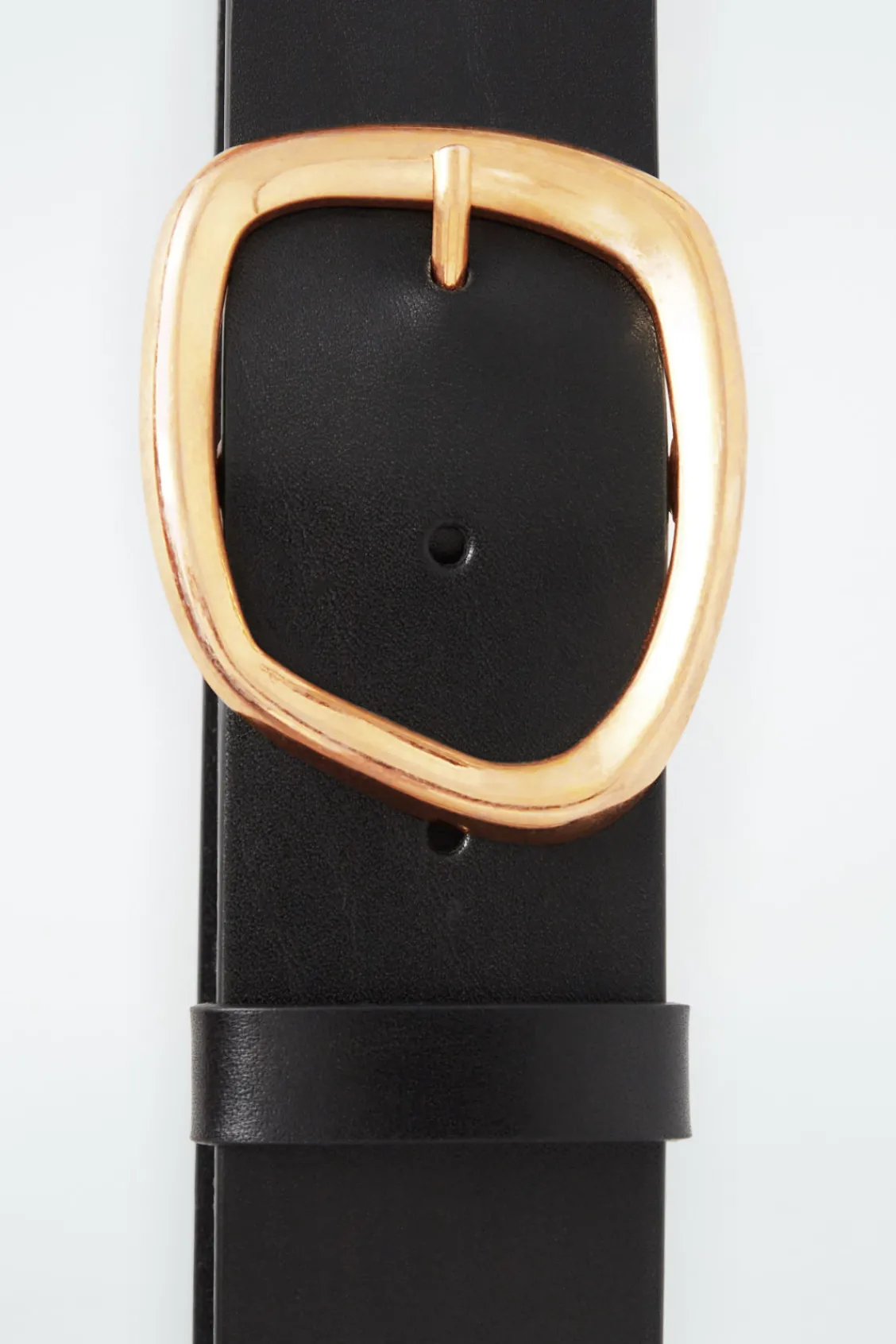 COS ASYMMETRIC-BUCKLE LEATHER BELT-Women Belts