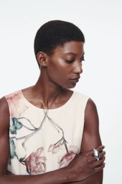 COS BALLOON SLEEVELESS TOP-Women Tops