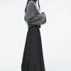 COS BALLOON-HEM MAXI SKIRT-Women Skirts