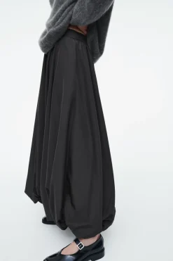 COS BALLOON-HEM MAXI SKIRT-Women Skirts