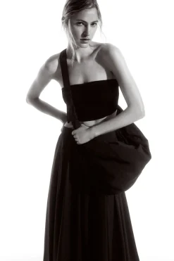 COS BALLOON-HEM MAXI SKIRT-Women Skirts