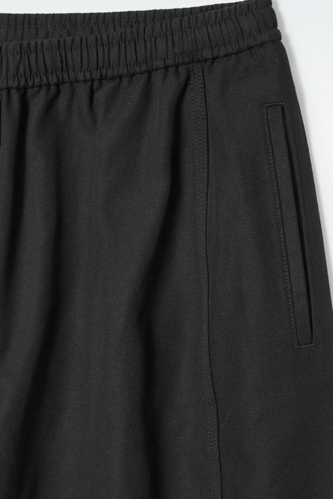 COS BARREL-LEG COTTON PANTS-Women Pants