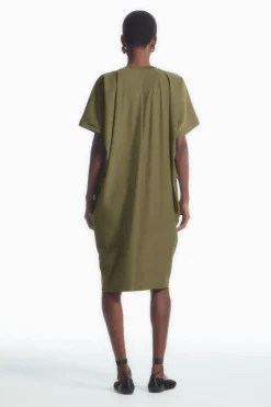 COS BATWING-SLEEVE T-SHIRT DRESS-Women Dresses & Jumpsuits