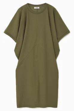 COS BATWING-SLEEVE T-SHIRT DRESS-Women Dresses & Jumpsuits