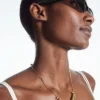 COS BEADED BOX CHAIN NECKLACE-Women Jewelry
