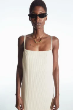 COS BEADED BOX CHAIN NECKLACE-Women Jewelry