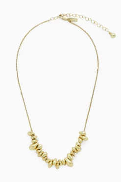 COS BEADED BOX CHAIN NECKLACE-Women Jewelry