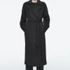 COS BELTED DOUBLE-FACED WOOL COAT-Women Coats & Jackets