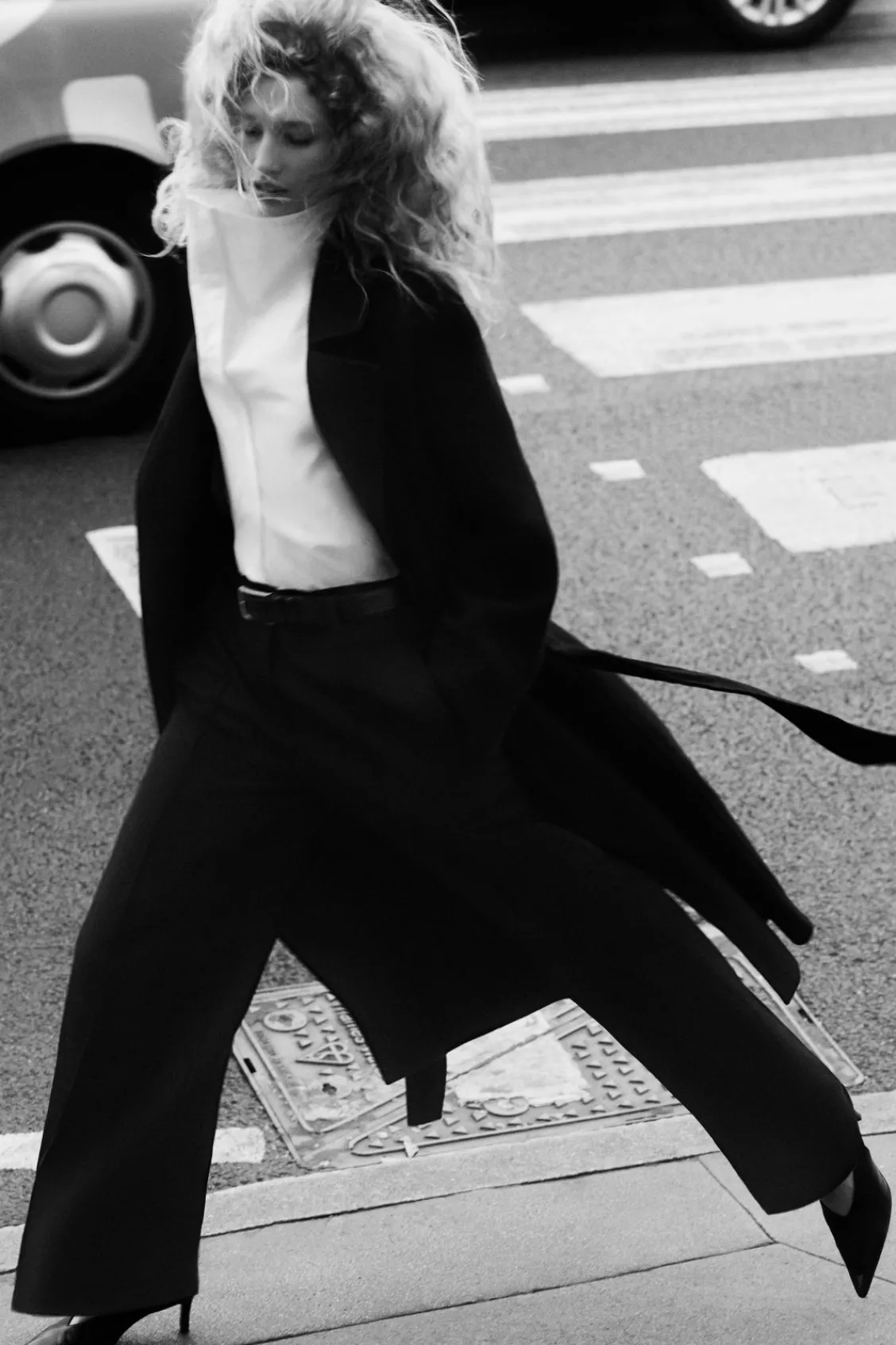 COS BELTED DOUBLE-FACED WOOL COAT-Women Coats & Jackets