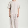 COS BELTED TECHNICAL COTTON CARGO PANTS- Pants