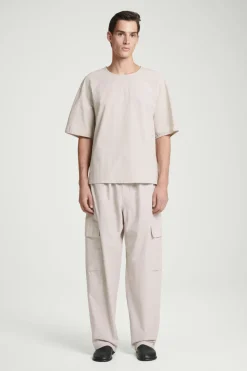 COS BELTED TECHNICAL COTTON CARGO PANTS- Pants