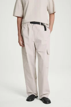 COS BELTED TECHNICAL COTTON CARGO PANTS- Pants