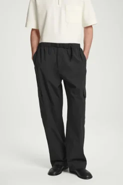 COS BELTED TECHNICAL COTTON CARGO PANTS- Pants