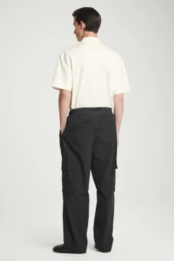 COS BELTED TECHNICAL COTTON CARGO PANTS- Pants