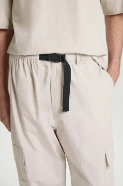 COS BELTED TECHNICAL COTTON CARGO PANTS- Pants