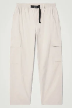 COS BELTED TECHNICAL COTTON CARGO PANTS- Pants