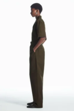 COS BELTED UTILITY BOILERSUIT-Women Dresses & Jumpsuits | Pants