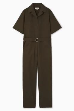 COS BELTED UTILITY BOILERSUIT-Women Dresses & Jumpsuits | Pants