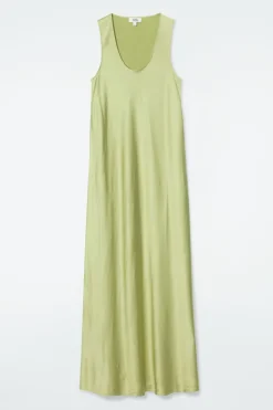 COS BIAS-CUT MAXI SLIP DRESS-Women Dresses & Jumpsuits