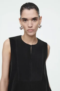 COS BIB-FRONT CORDUROY MINI DRESS-Women Dresses & Jumpsuits