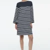COS BOAT-NECK MINI T-SHIRT DRESS-Women Dresses & Jumpsuits